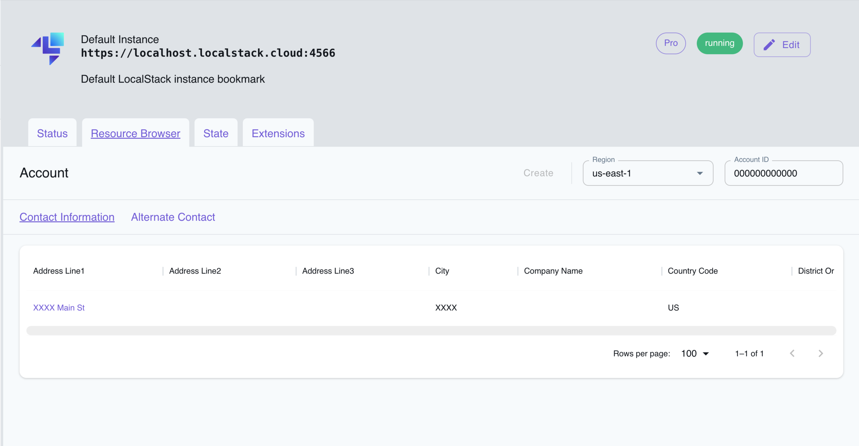 Account Resource Browser
